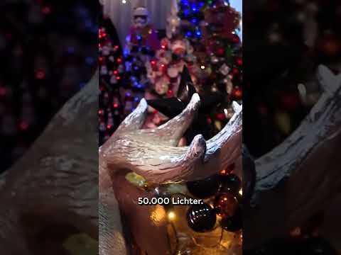 WEIHNACHTS-WELTREKORD: 621 Bäume in einem Haus – Jeromin übertrifft sich erneut #shorts