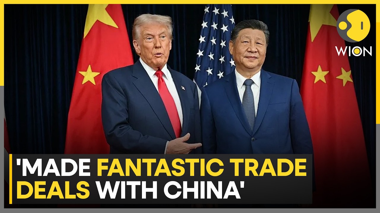 Trump-Xi Summit: Donald Trump Hails Fantastic US-China Trade Agreements | WION News