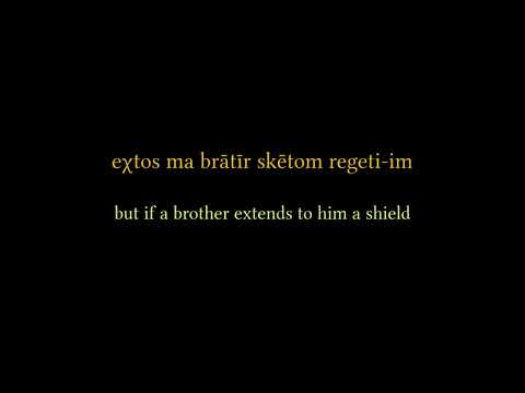 Ā kanomne φetne ("Oh singing bird")