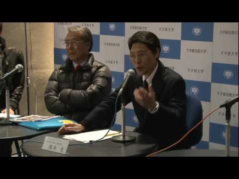 【大手前大学】震災復興支援ミュージカル制作発表福井有理事長コメント