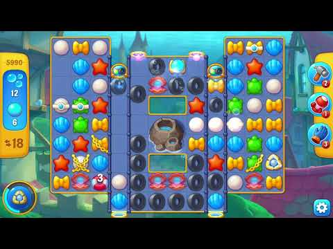 [FISHDOM Walkthrough] Level 5990 (Qua màn - Fishdom)