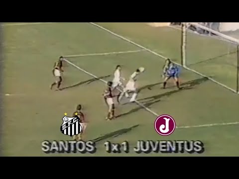 Santos 1 x 1 Juventus -12/08/1992 - Melhores Momentos Inédito - Jogo duro contra o Moleque Travesso