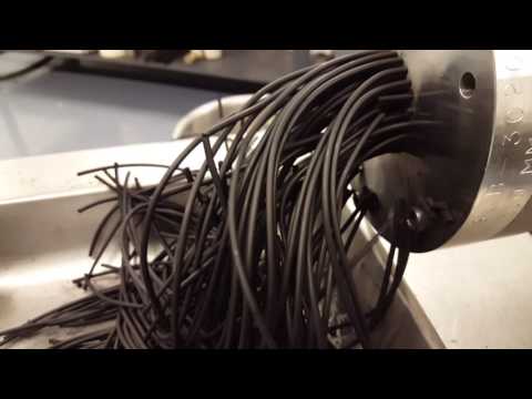 The Bonnot Company - Activated Carbon Pellet Extruder (Lab Extruder, Pelletizing Extruder)