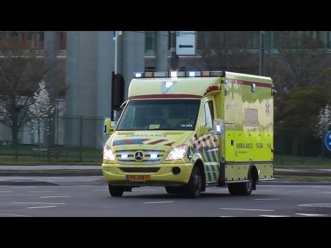 A1 Specialcare Ambulance 13354 Naar het SLAZ & spoed retour VUMC in Amsterdam