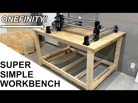 Super Simple CNC Table | Onefinity X-50 Woodworker | Easy Workbench