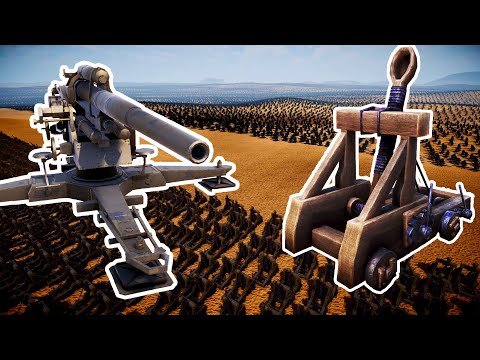 100,000 STATIONARY ARTILLERY vs 2 MILLION CATAPULTS | UEBS 2