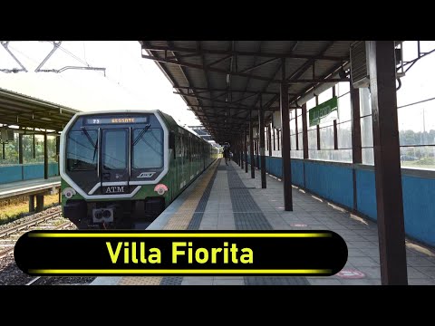 Metro Station Villa Fiorita - Milan 🇮🇹 - Walkthrough 🚶