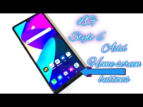 How to add on screen navigation buttons LG Stylo 6