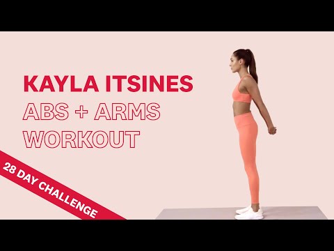 Kayla Itsines Arms and Abs Workout | 28 Day Challenge