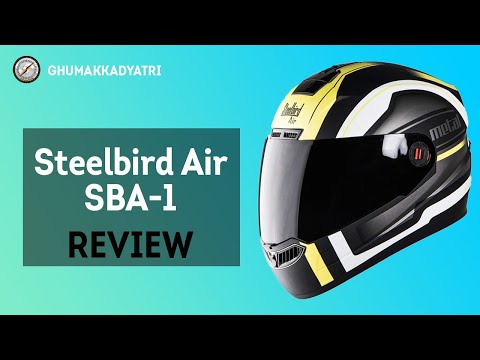 Steelbird SBA 1 Helmet Review | steelbird sba 1 helmet review