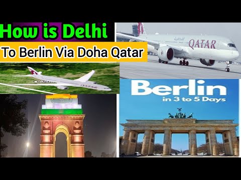 ✈️ Flying High & High: How is Delhi to Berlin via Doha Qatar ? Ultimate Travel Vlog l #delhi #berlin