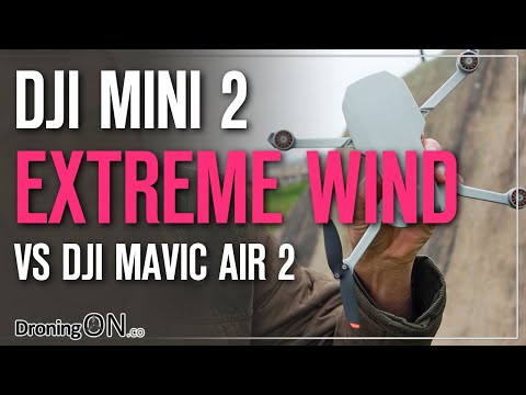 DJI Mini 2 vs DJI Mavic Air 2 EXTREME WIND TEST