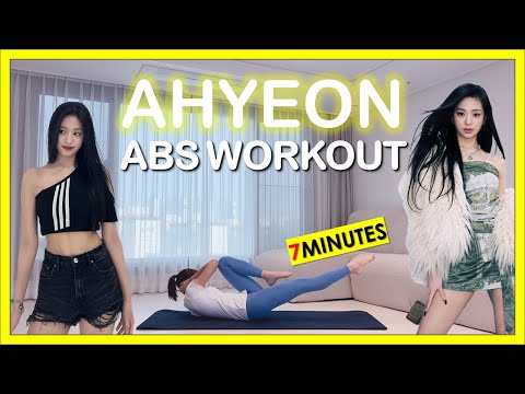 BABYMONSTER(베이비몬스터) - AHYEON(아현) 7MIN ABS WORKOUT | 복근운동