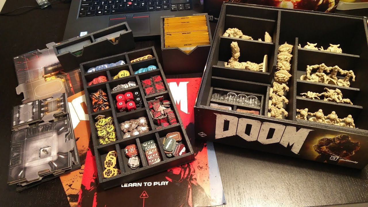 Doom The Board Game - Custom Foamcore Insert