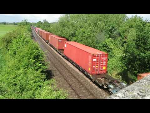 GBRf 66720 - 4E34 Containers, Arleston (South Derbyshire) 06/06/20.