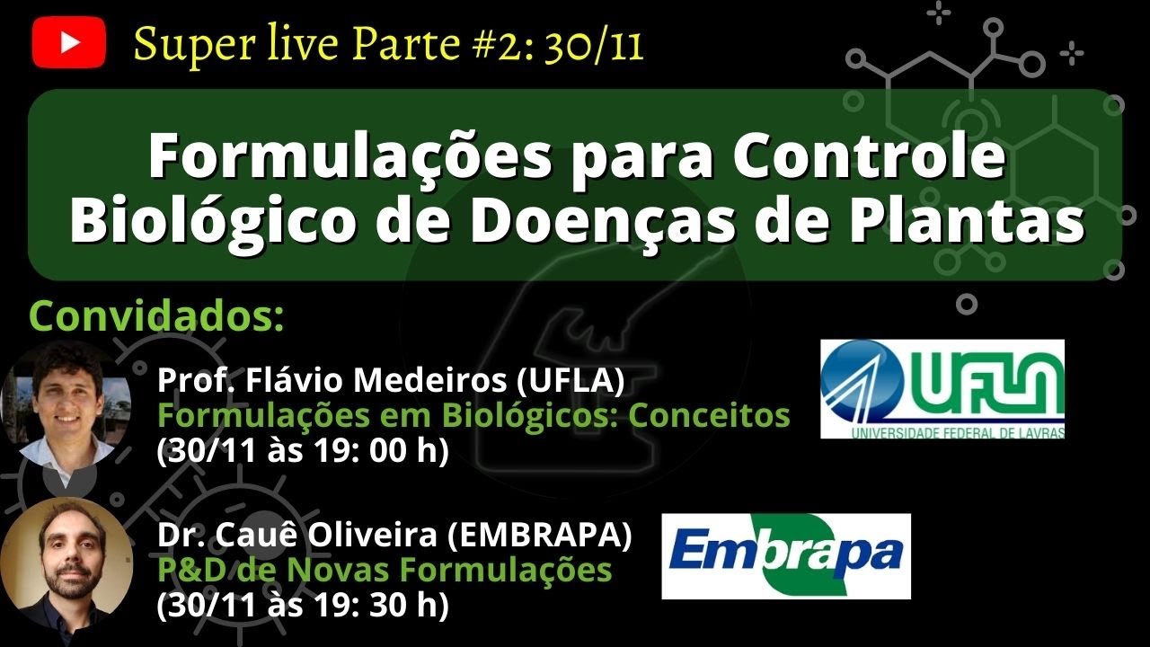Formulações para Controle Biológico de Doenças de Plantas: Conceitos e P&D de Novas Formulações