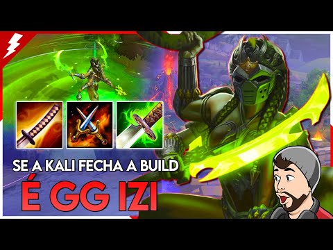KALI JUNGLER, Se fechar a build é GG IZI - ⚡ Smite BR Conquista
