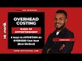 6 ways to APPORTION an OVERHEAD Cost Item (Best Method)