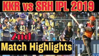 kkr vs srh 2019 Highlights IPL 2019 || IPL Match Live Update Commentary || srh vs kkr live