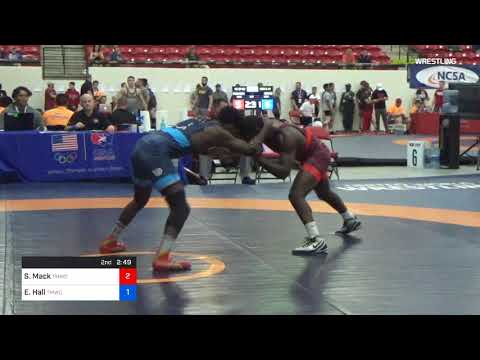 2018 Marine Corps US Open/Senior Men's Freestyle 61 Con 8 #1 - Shelton Mack (TMWC) Vs. Earl Hall (