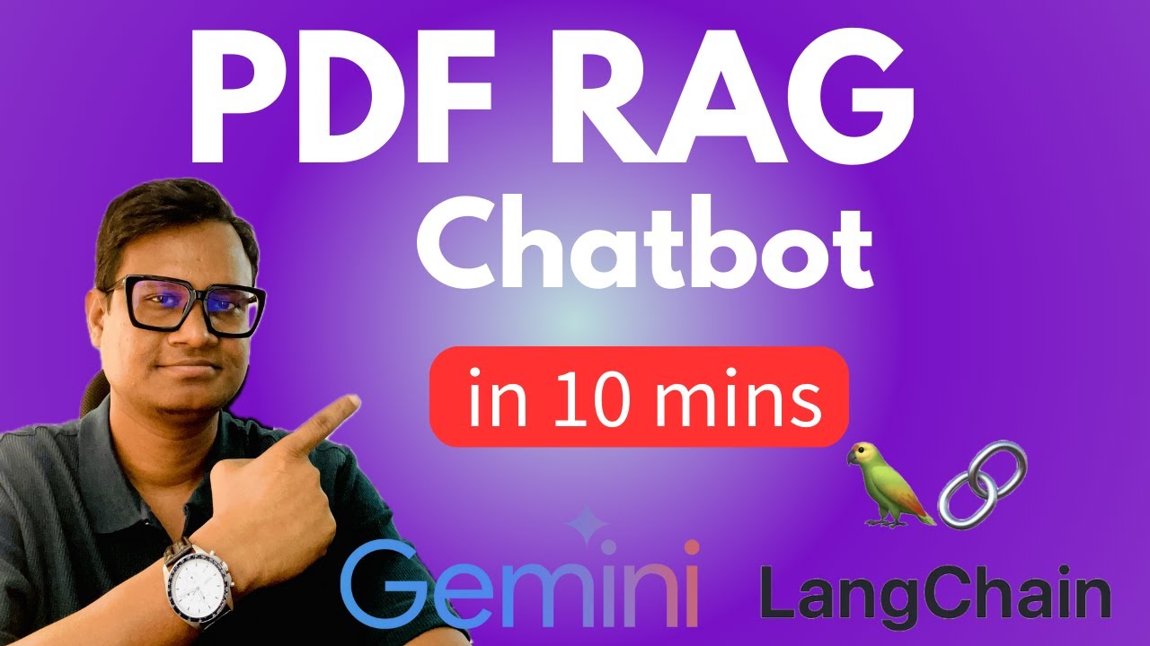 Create RAG PDF Chatbots with Python,Langchain,ChromaDB and Google Gemini 🤖