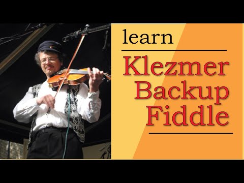 Klezmer backup fiddle- how to play rhythm and backing.