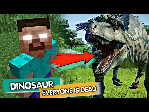 Monster School Dinosaur Chaos! Toca Polina Minecraft