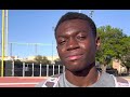 Issam Asinga After Breaking Noah Lyles’ High School 200m Record In 19.97