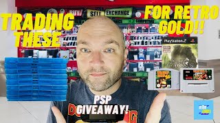 Trading Cheap BluRay For Retro GOLD! | Live Video Game Hunting Ep.28 | Giving Away a PSP!