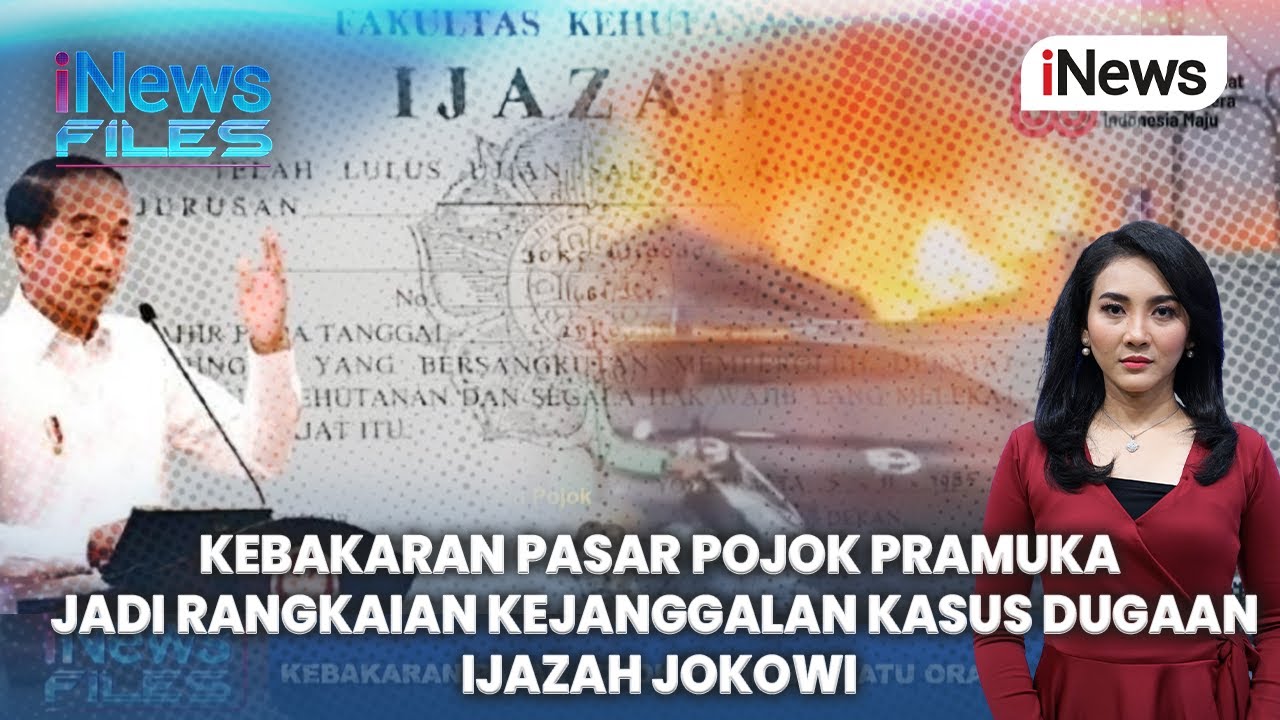 Pasar Pramuka Terbakar Tahun 2024 ketika Ijazah Jokowi Berpolemik, Indikasi Pemusnahan Bukti TKP?
