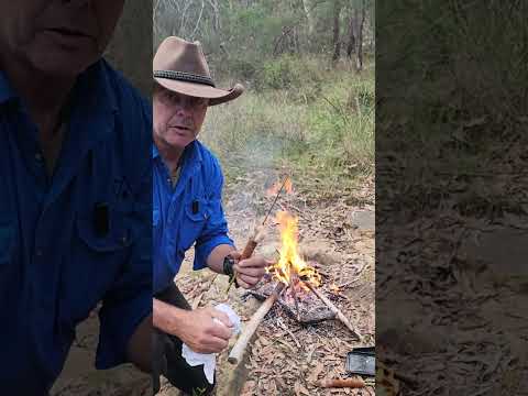 How to make Char material for your NEXT fire in a survival scenario #fire #charcloth