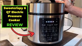 Sweetcrispy 6 QT Electric Pressure Cooker