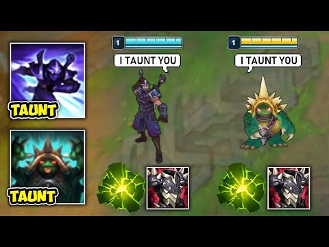 WE CREATED A 5 SECOND TAUNT WITH THIS BOT LANE!! (THIS IS HILARIOUS)