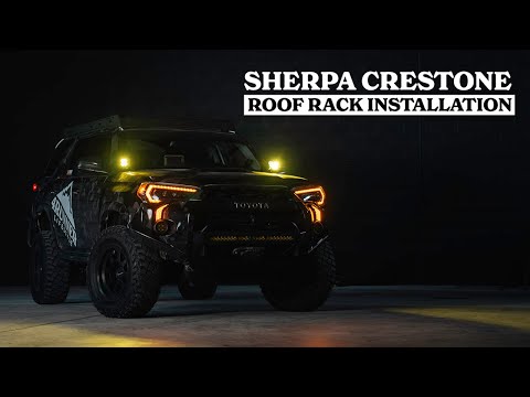 Installing a Sherpa Crestone roof rack on our 5th generation Toyota 4Runner!