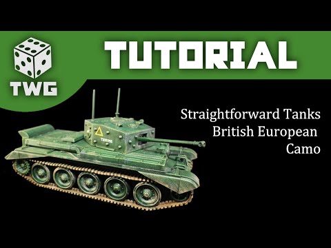 Bolt Action Tutorial: How To Paint WW2 British European Camo - Cromwell