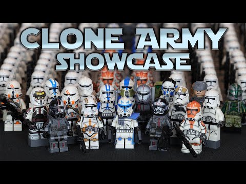 LEGO Star Wars: The Clone Wars Fort Anaxes Clone Army Showcase
