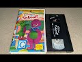 Opening And Closing To Barney Let S Play School 1999 VHS