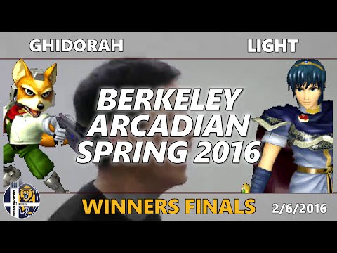 SAB Sp16 Berkeley Arcadian - Winners Finals: Ghidorah (Fox) vs. Light (Marth)