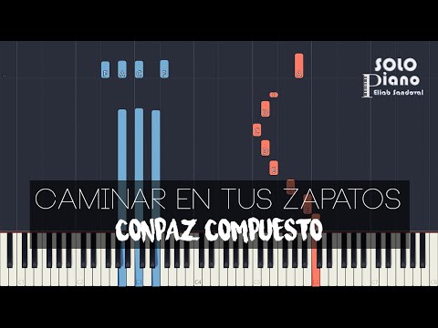 Conpaz Compuesto - Caminar en tus zapatos (Fácil) by Himnos Pista Piano  Sheet