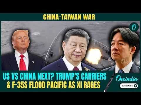 Trump’s Forces TO JOIN Big China-Taiwan War? US Carriers, F-35s SPOTTED In the Pacific | Xi FURIOUS