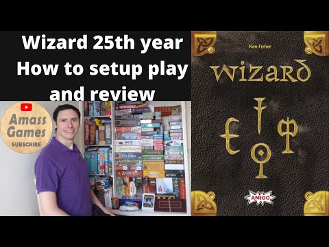Wizard 2021 25th anniversary edition How to setup play and review by AmassGames