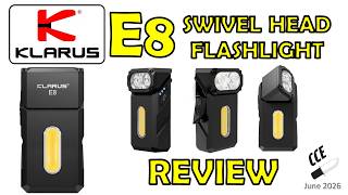 #Klarus E8 Swivel-head #review #flashlight #edc #gbc #klaruslight