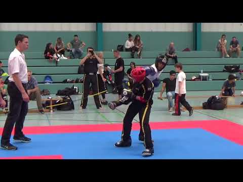 Kickboxen: Eric-Niklas Ekard - Anthony Udeze (Landesmeisterschaft WAKO - BaWü #11)