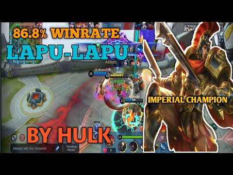 86.8% Win Rate Lapu Lapu Mobile Legends by Hulk