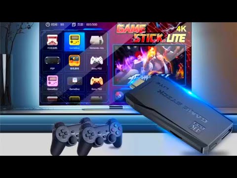Game stick Dongle 4K Lite for $40 is amazing, 3500 retro games already installed