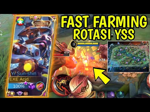 NEW FAST FARMING ROTASI TOP GLOBAL YSS IN RANK MYTICAL GLORY | GAMEPLAY TOP GLOBAL YSS USE PASSIVE
