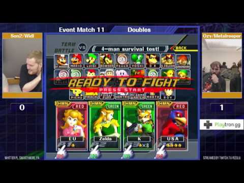 Event Match 11: Son2/Widl (Falco/Peach) vs Ozymandias/Metal Reaper (Fox/Sheik) - Winners Semis