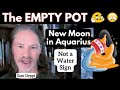 New moon Aquarius - The EMPTY POT - Shatabishak Collective power celestial waters