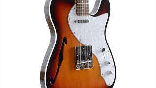 Video thumbnail for Firefly FFTH Semi-Hollow body Guitar Review (Sunburst color) by Ronald Jr