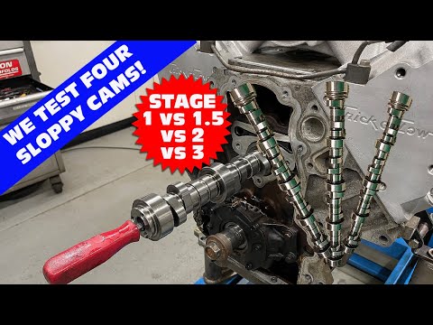 DIRT CHEAP, EBAY, AMAZON, SLOPPY LS CAM TEST...SLOPPY STAGE 1 VS STAGE 1.5 VS STAGE 2 VS STAGE 3